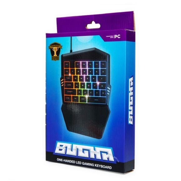 Bugha LED One-Handed Gaming Keyboard - Picture 7 of 8